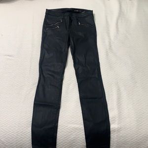 Black Orchid Black Coated skinny jeans